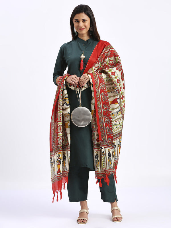 Teal Cotton Pant Suit 191702